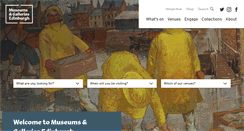 Desktop Screenshot of edinburghmuseums.org.uk